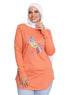 Copper Coin Printed Long - Sleeve Design 38 - Khotwh